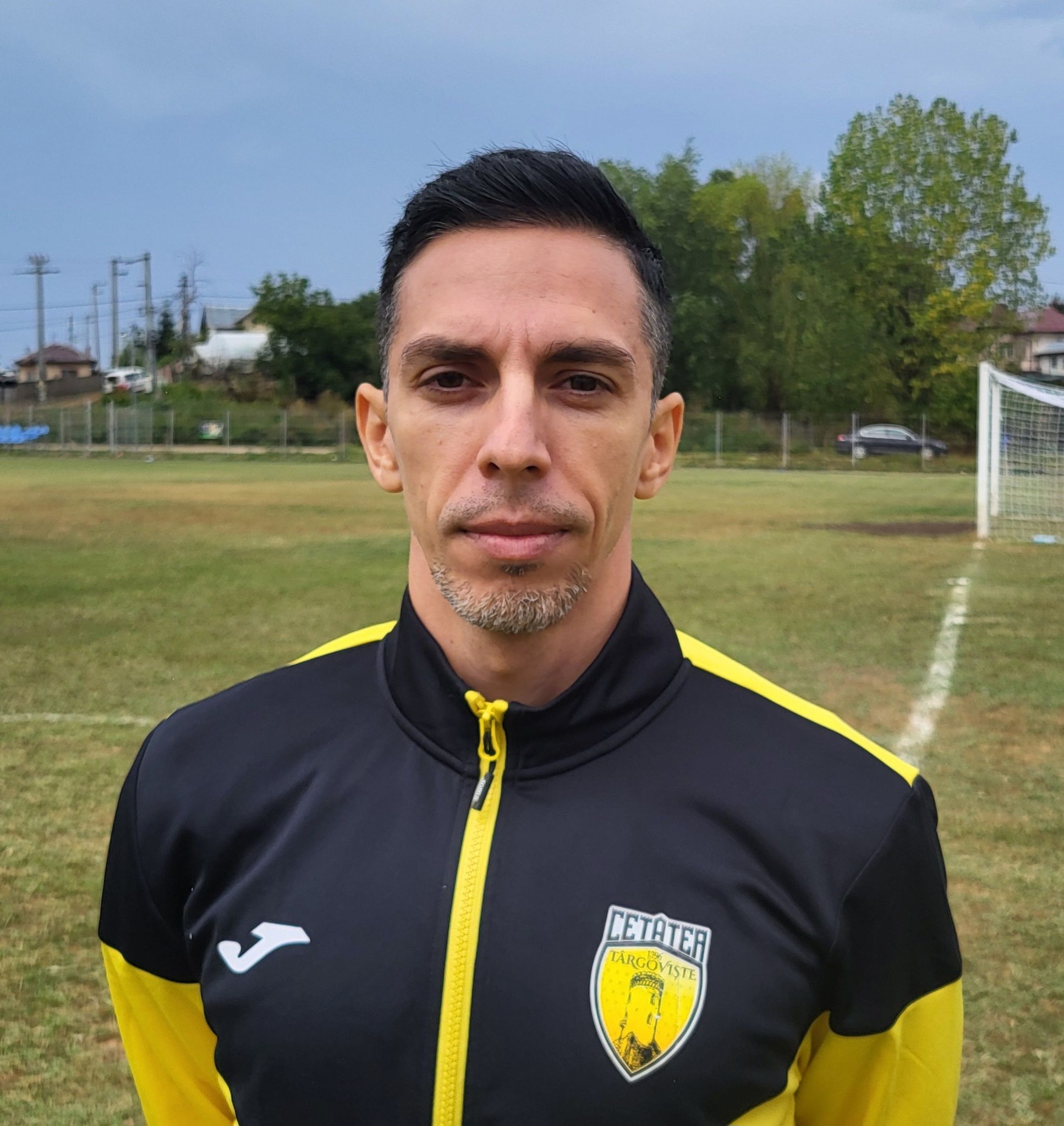 Iosif Petre in Cetatea Târgoviște football jersey